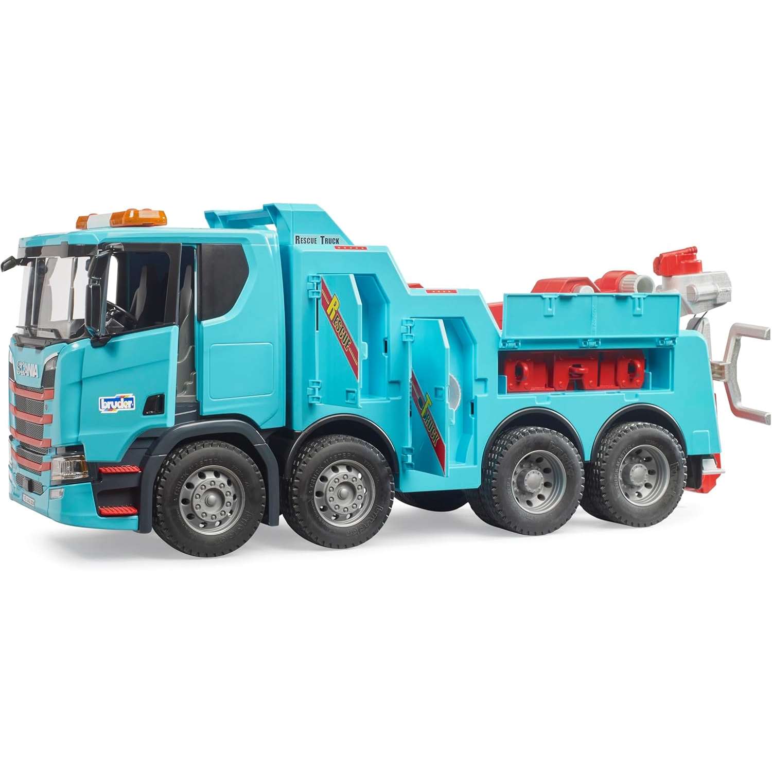 Bruder Scania Super 560R Camion soccorso stradale.