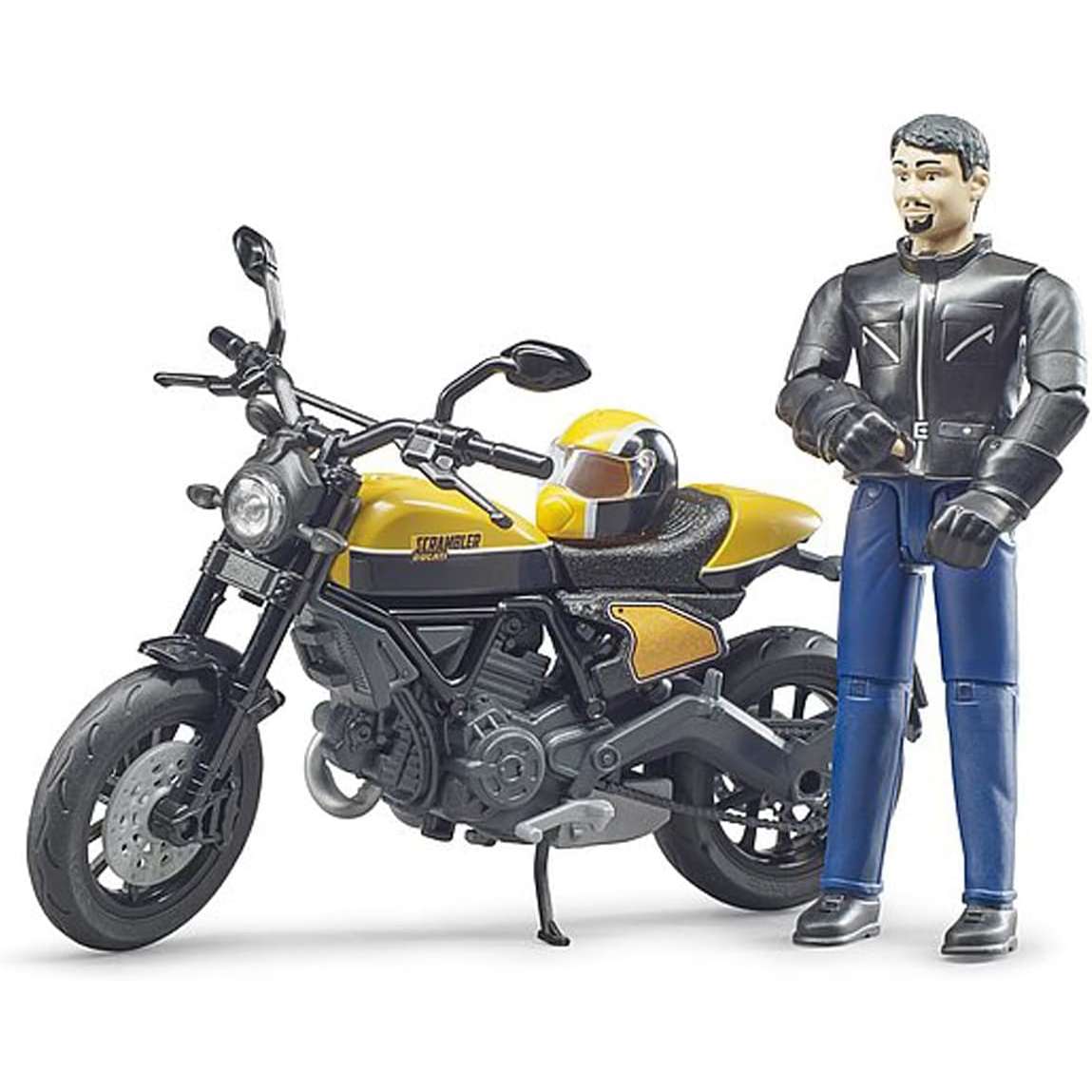 Bruder Scrambler Ducati Full Throttle con pilota.