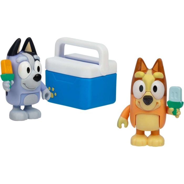 Bluey 2 Action figure Ice Blocks Bingo e Socks