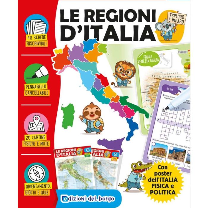 Edizione del Borgo Le regioni d'Italia.