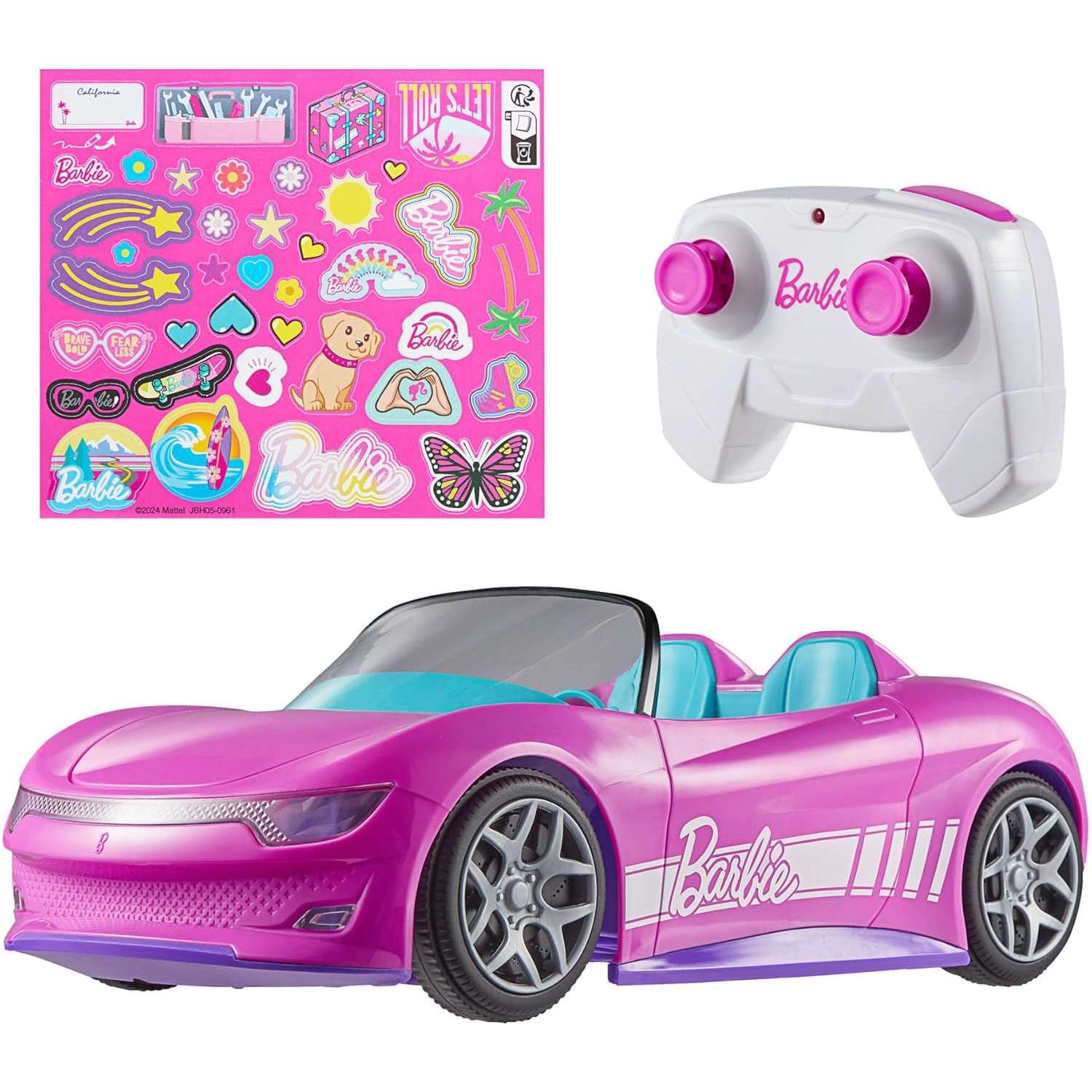 Hot Wheels Barbie Macchina R/C converibile pink