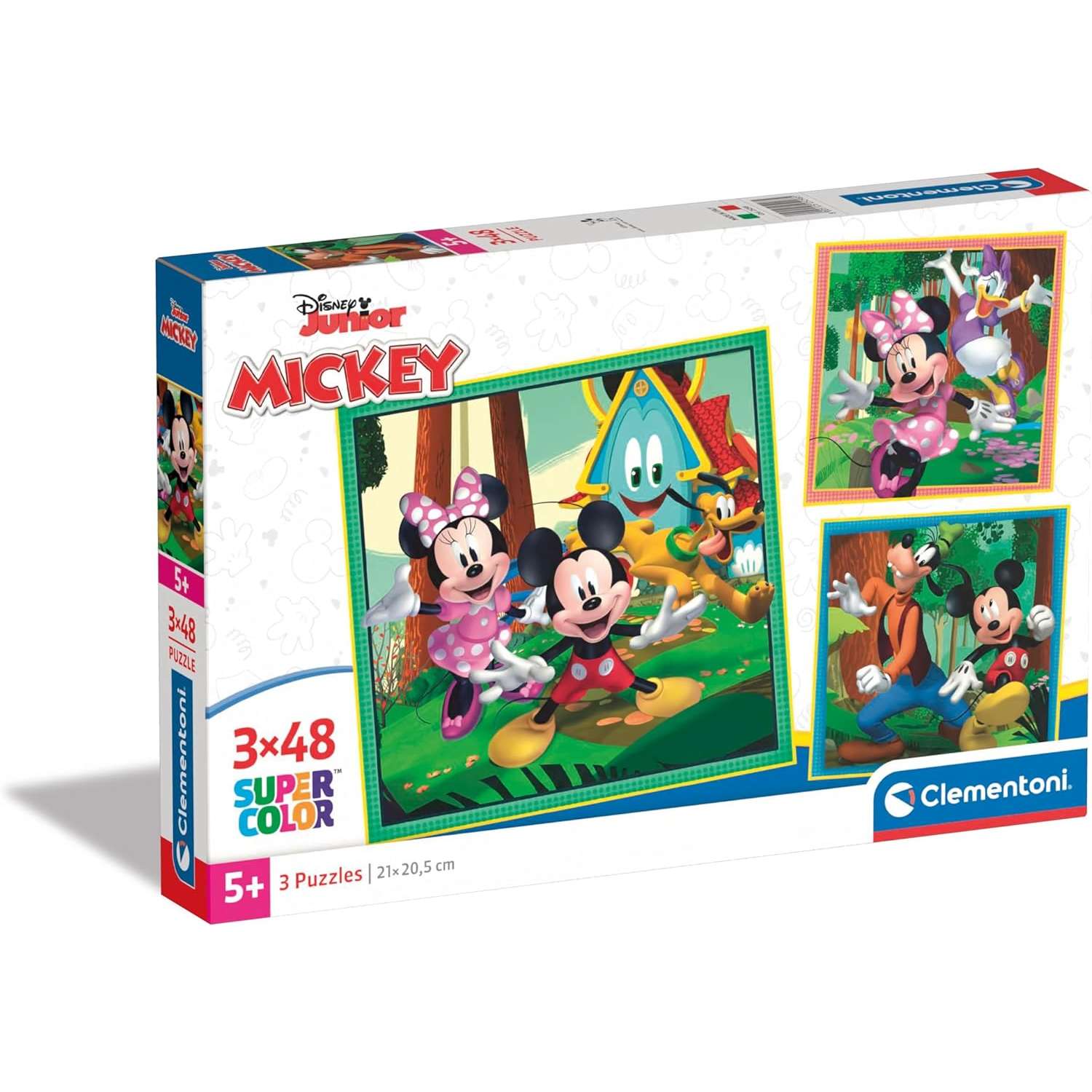 Puzzle - Disney Mickey and Friends - 3x48 pezzi. - immagine 2