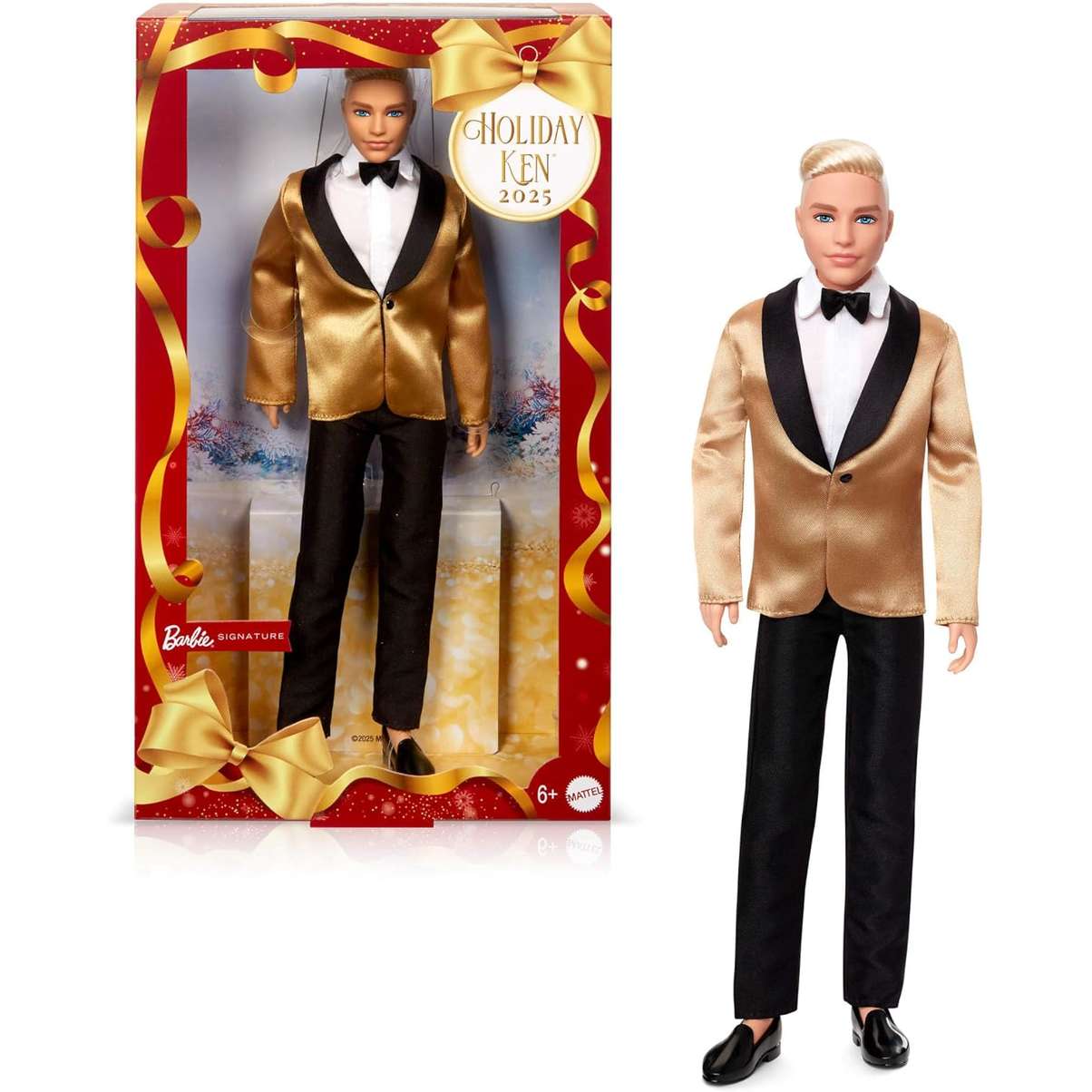 Ken Barbie Holiday Joyeux Magia delle Feste 2025, - immagine 2