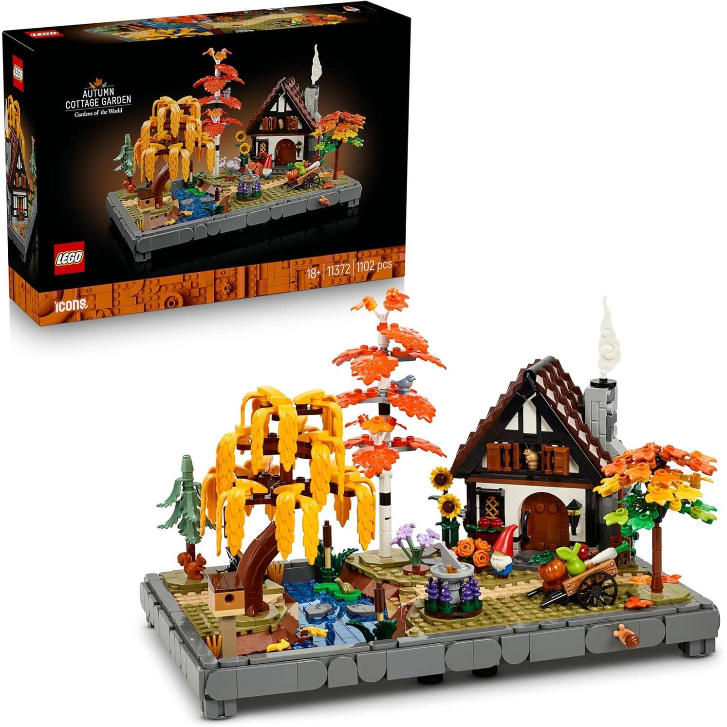 11372 Lego Botanic Giardino Autunnale del Cottage.