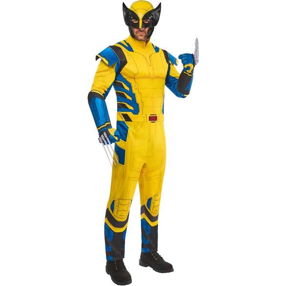 Rubies Vestito Carnevale Wolverine Deluxe Adulto