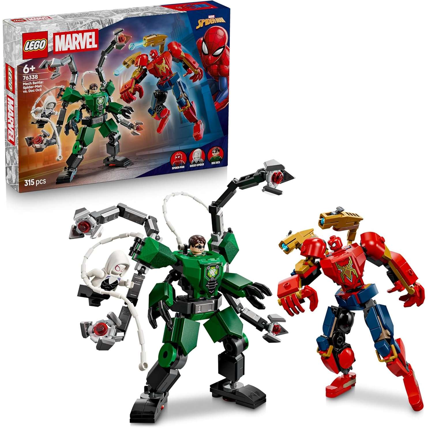 76338 Lego Marvel Battaglia Mech: Spider-Man vs. D