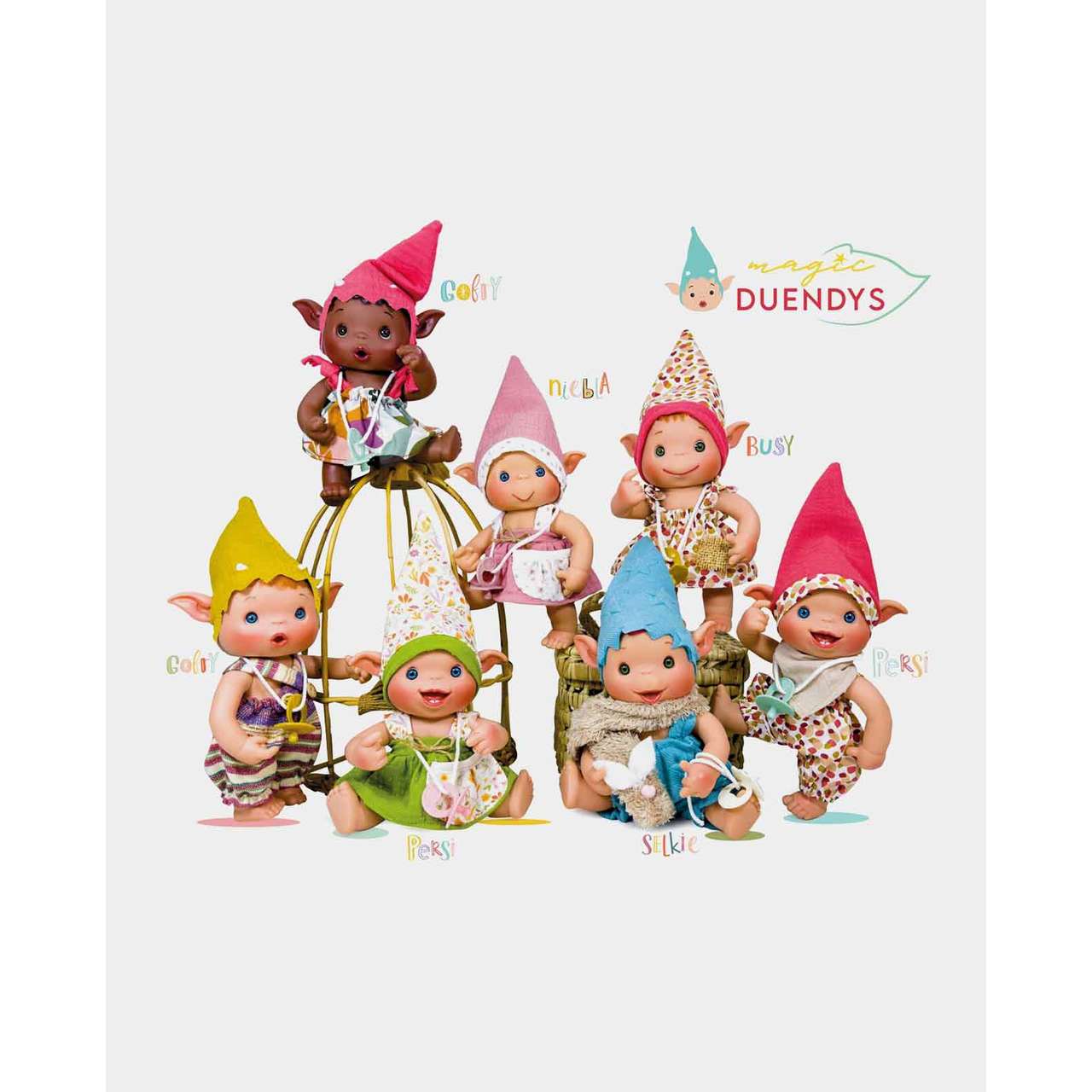 Nines d'Onil Bambola Duendys 24 cm Assortiti