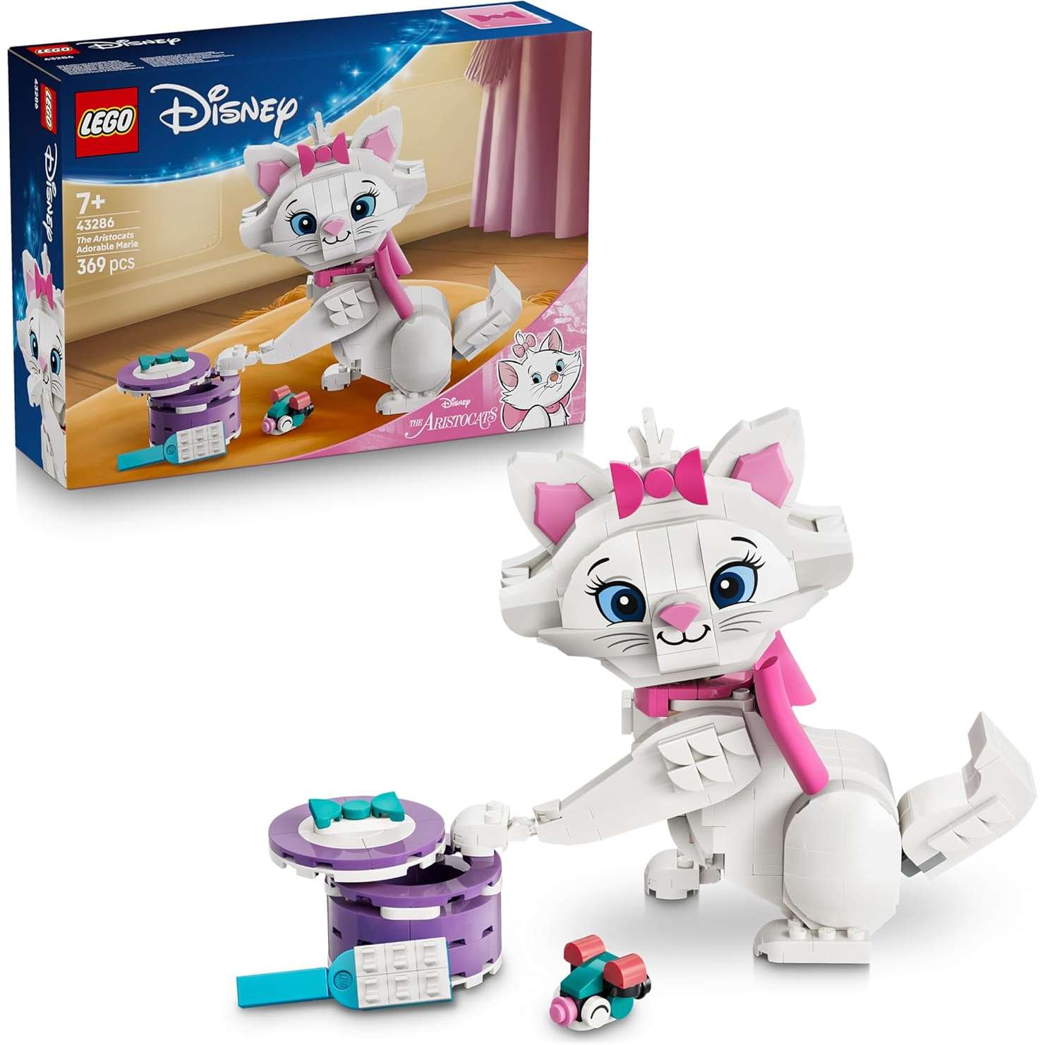 43286 Lego Disney Adorabile Minou de Gli Aristogat - immagine 2