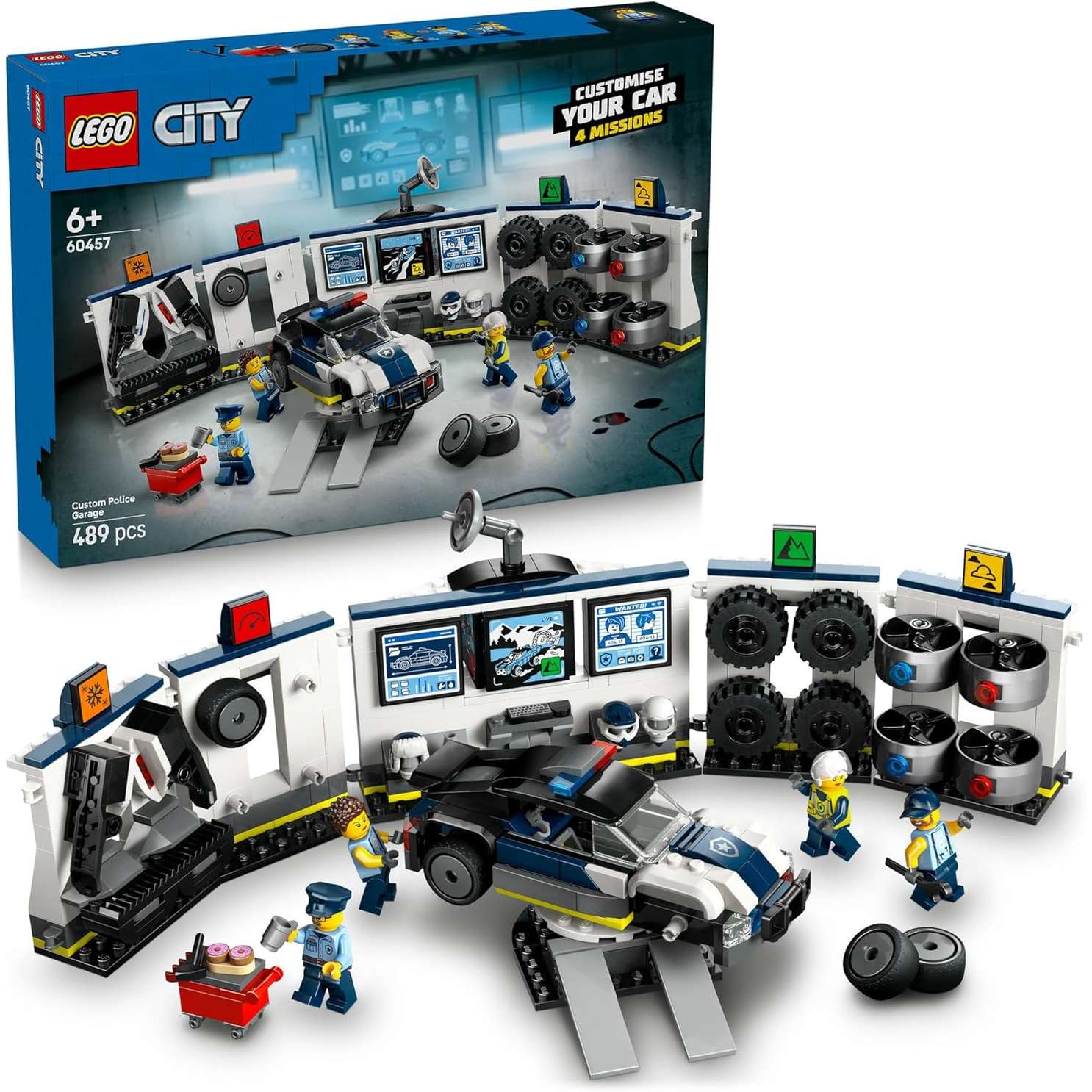 60457 Lego City Garage per auto della polizia. - immagine 2
