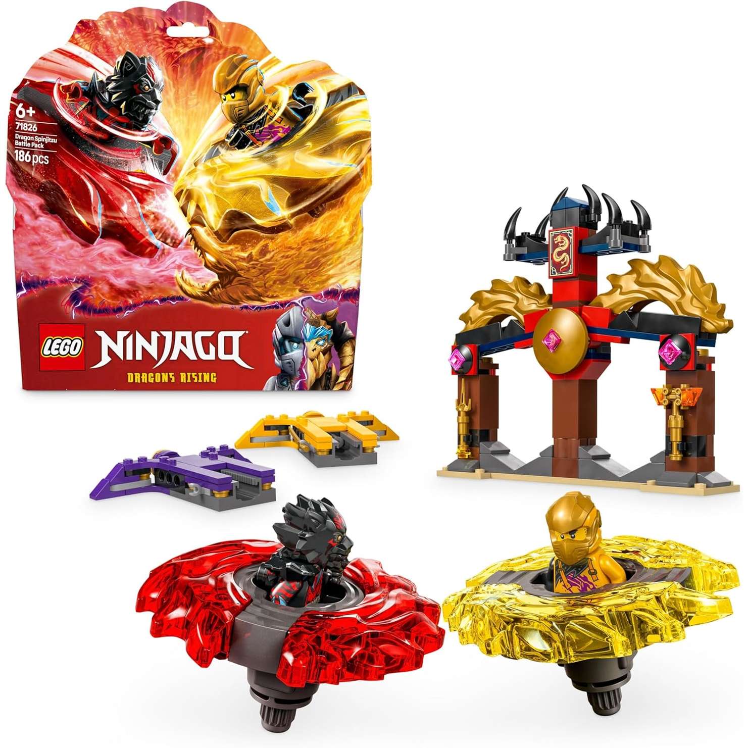 71826 Lego Ninjago Battle Pack Draghi dello Spinji - immagine 2