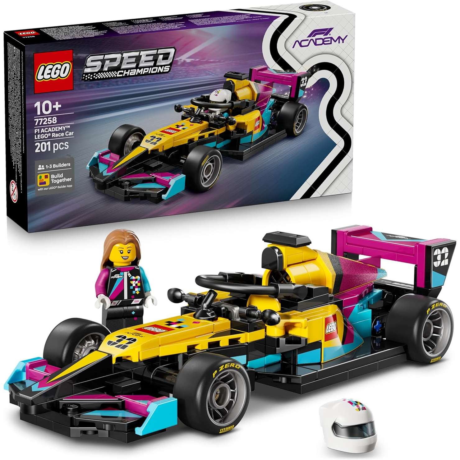 77258 LEGO Speed Champions Auto da Corsa F1 ACADEM - immagine 2