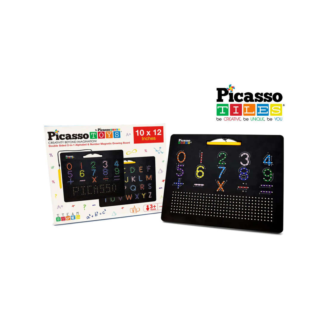 Picasso Tiles Lavagna didattica magnetica 2 in 1 - immagine 2