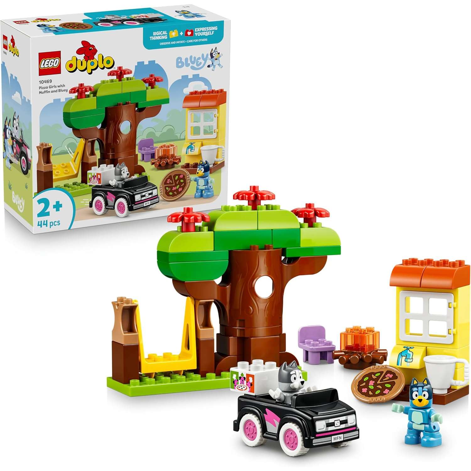 10469 LEGO Duplo Pizzaiole con Muffin e Bluey.